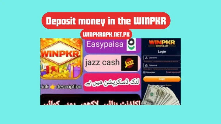 Deposit money in the WINPKR